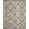 Nourison Home Jubilant JUB06 Ivory Grey 7 ft. 10 in. X 9 ft. 10 in. Area Rug