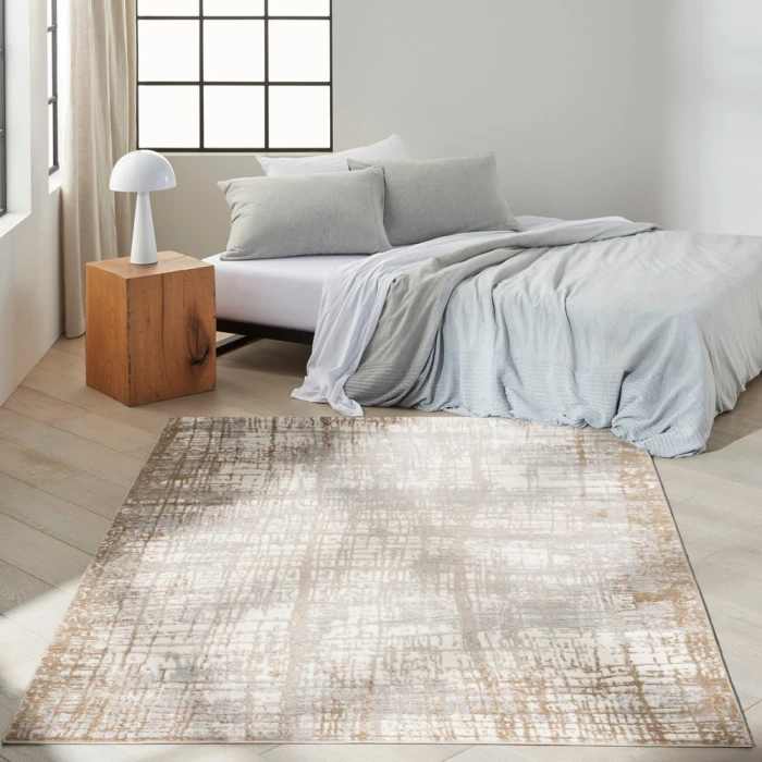 Calvin Klein Rush Area Rug CK950 Ivory/Taupe