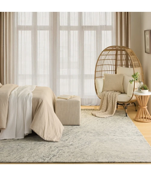 DKNY Pure Angles Grey ANG01 9 ft. X 12 ft. Rect. Rug