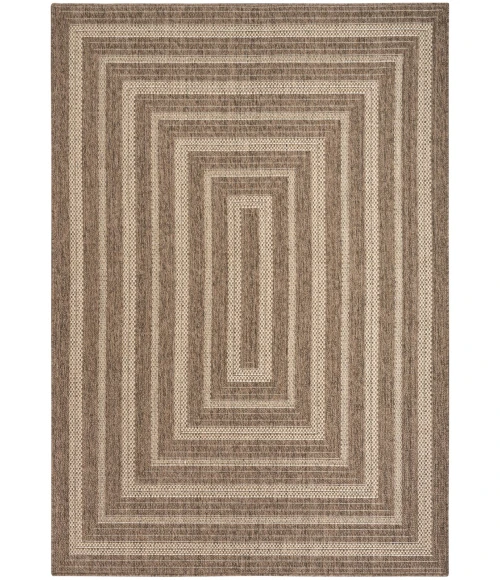 Nourison Tulum Brown TLM04 5 ft. 3 in. X 7 ft. Rect. Rug