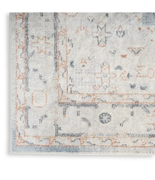 Nourison Astra Machine Washable Area Rug ASW11 Light Blue