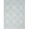 Nourison Home Jubilant JUB06 Ivory Light Blue 6 ft. X 9 ft. Area Rug
