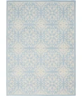 Nourison Jubilant Area Rug JUB06-Ivory/Light Blue