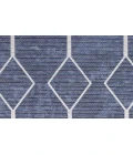 Nicole Curtis Machine Washable Series 1 Navy SR107 2 ft. 2 in. X 10 ft. Rectangle Rug