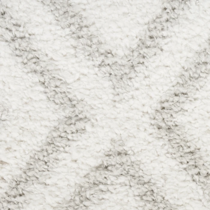 Nourison Modern Shag Ivory Silver MMD01 5 ft. X 7 ft. Rect. Rug