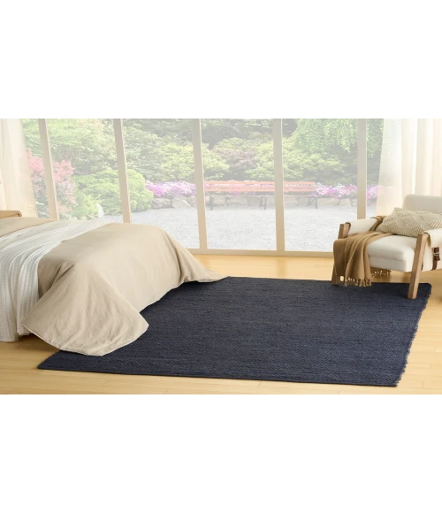 Nourison Natural Jute Navy NJT01 8 ft. X 10 ft. Rectangle Rug