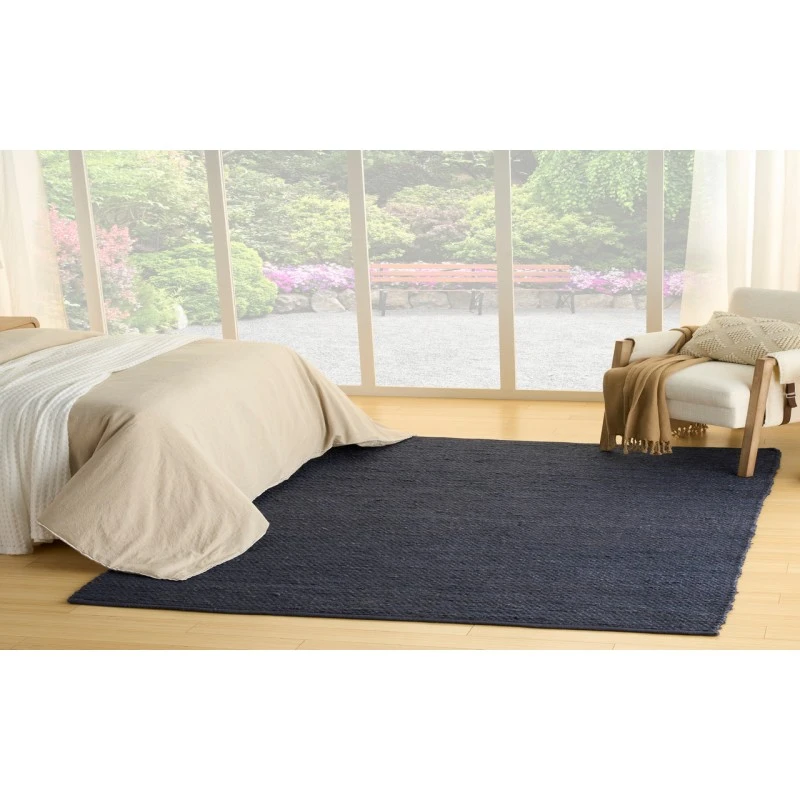Nourison Natural Jute Navy NJT01 8 ft. X 10 ft. Rectangle Rug