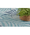 Nourison Garden Oasis Blue GOA01 9 ft. X 12 ft. Rectangle Rug