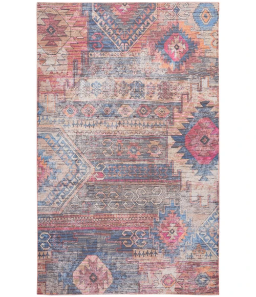 Nicole Curtis Machine Washable Series 1 Multicolor SR106 10 ft. X 14 ft. Rectangle Rug
