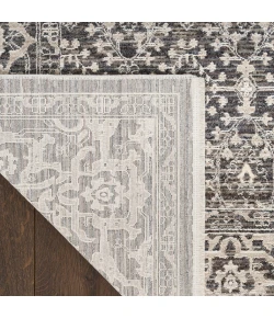 Nourison Home Shadows SHW04 Charcoal Ivory 2 ft. 2 in. X 12 ft. Area Rug