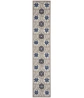 Nourison Aloha Runner Area Rug ALH19-Grey/Blue