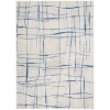 Nourison Home Whimsicle WHS09 Ivory Blue 6 ft. X 9 ft. Area Rug