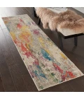 Nourison Celestial Runner Area Rug CES12-Ivory/Multicolor