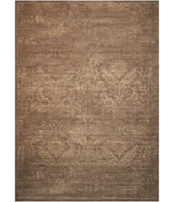 Nourison Home Silken Allure SLK19 Mushroom 5 ft. 6 in. X 8 ft. Area Rug