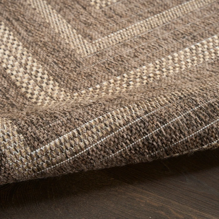 Nourison Tulum Brown TLM04 4 ft. X 6 ft. Rect. Rug