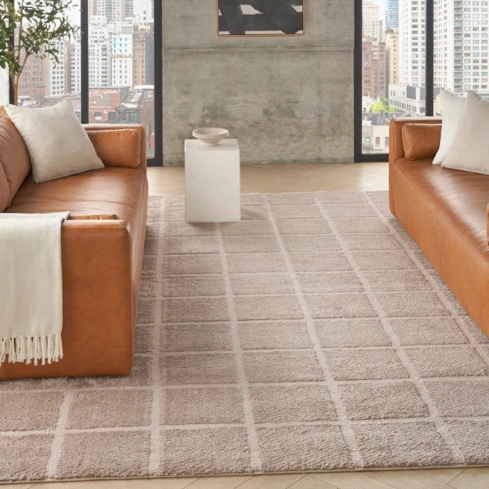 DKNY West End Ave Beige WTE01 8 ft. X 10 ft. Rect. Rug