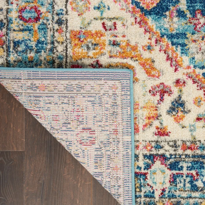 Nourison Passion Area Rug PSN23-Ivory/Light Blue