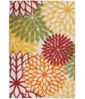 Nourison Aloha Indoor/Outdoor Area Rug ALH05-Red Multi Colored