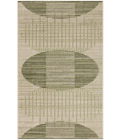 Nourison Home Astra Machine Washable ASW03 Ivory Olive 2 ft. X 6 ft. Area Rug