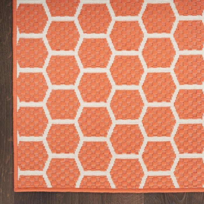 Nourison Twist Reversible Coral TWS01 8 ft. Rect. Rug