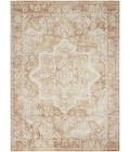 Nourison Astra Machine Washable Rust ASW12 5 ft. 3 in. X 7 ft. Rect. Rug
