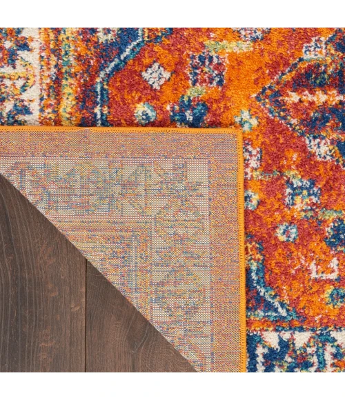 Nourison Allur Area Rug ALR02-Orange Multicolor
