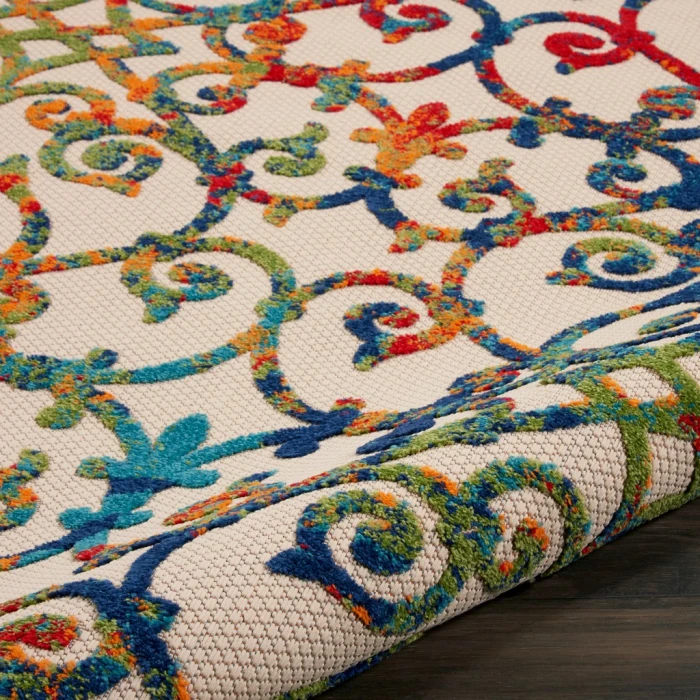 Nourison Aloha Round Area Rug ALH21-Multicolor