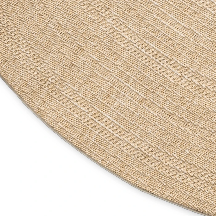 Nourison Tulum Taupe Ivory TLM04 8 ft. X Round Rug