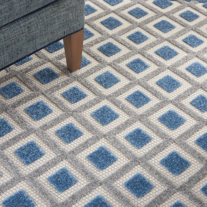 Nourison Aloha Area Rug ALH26-Blue/Grey