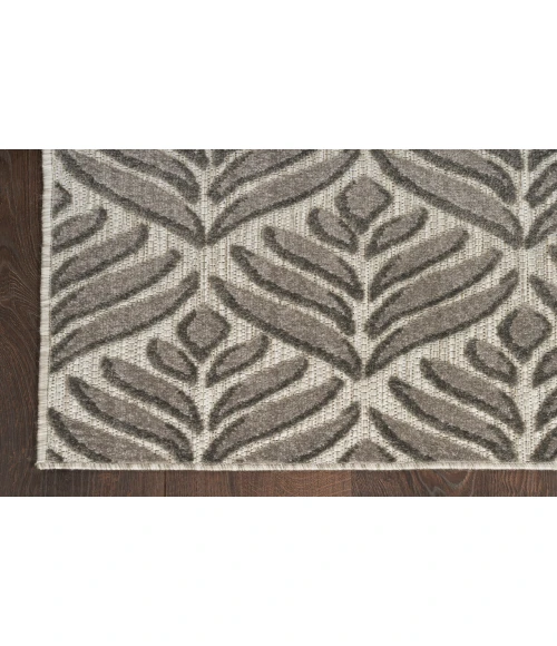 Nourison Aloha Charcoal ALH35 2 ft. X 6 ft. Rectangle Rug