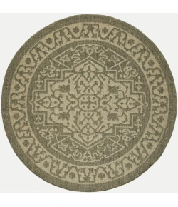 Nourison Home Tulum TLM05 Olive 8 ft. Round Area Rug