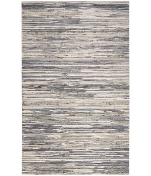 Nourison Serenity Home Ivory Grey Blue SRH03 7 ft. 10 in. X 9 ft. 10 in. Rectangle Rug