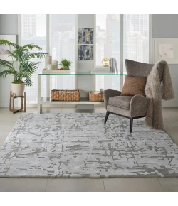 Nourison Home Symmetry SMM03 Ivory/Taupe 8 ft. 6 in. X 11 ft. 6 in. Area Rug