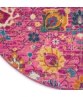 Nourison Passion Area Rug PSN01 Fuchsia 4' Round