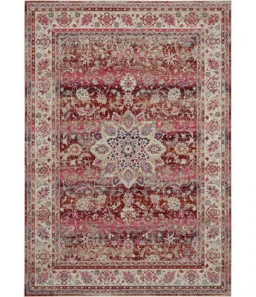 Nourison Vintage Kashan Area Rug VKA01-Red
