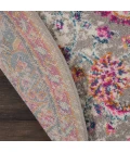 Nourison Passion Round Area Rug PSN22-Grey/Multi