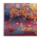 Nourison Vintage Kashan Area Rug VKA03-Red/Multicolor