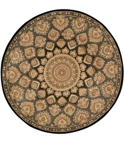 Nourison Home Nourison 2000 Grey 2318 6ft. x Round Round Rug