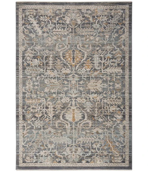 Nourison Lynx Navy Multicolor LNX02 5 ft. X 8 ft. Rect. Rug