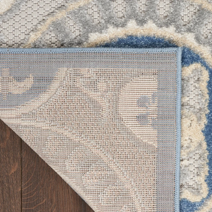 Nourison Aloha Area Rug ALH30 Blue/Grey