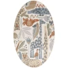 Nourison Home Astra Machine Washable ASW01 Ivory 4 ft. Round Area Rug