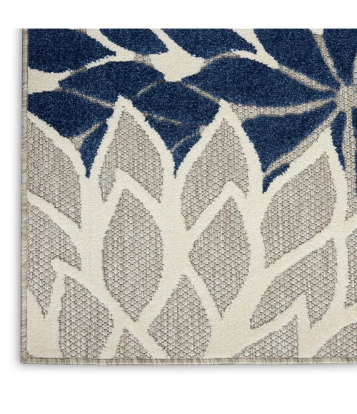 Nourison Aloha Area Rug ALH05-Ivory/Navy