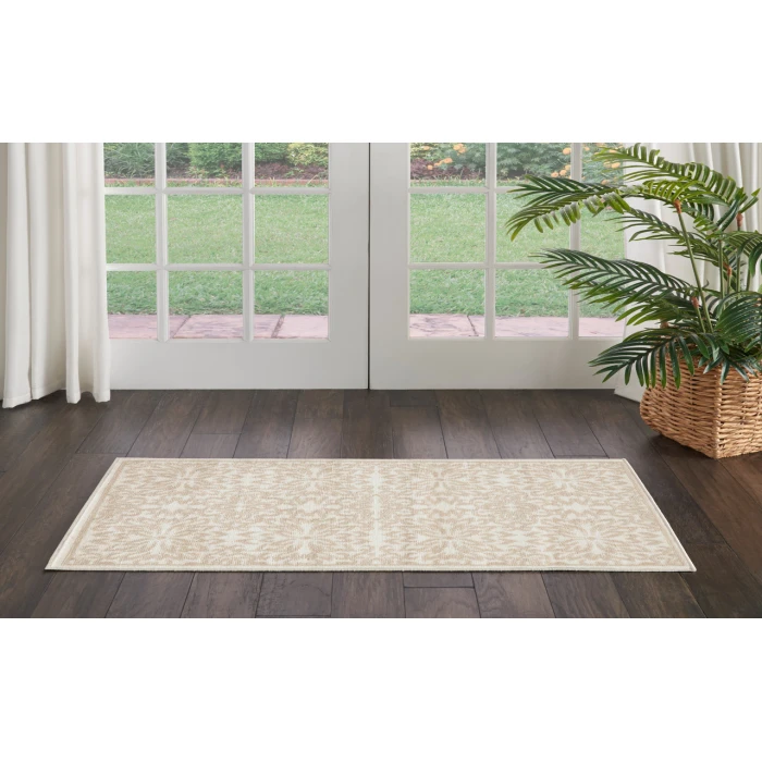 Nourison Jubilant Ivory Beige JUB06 2 ft. X 4 ft. Rectangle Rug