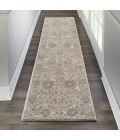 kathy ireland Home Moroccan Celebration Runner Area Rug KI384-Ivory/Sand