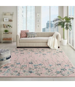 Nourison Home Tranquil TRA04 Pink 8 ft. 10 in. X 11 ft. 10 in. Area Rug