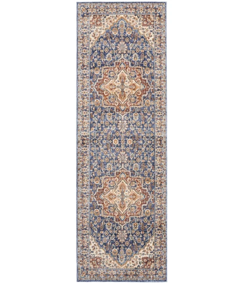 Nourison Home Lagos Navy LAG01 2ft.3in. x 7ft.6in. Rect. Rug