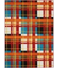 Nourison Home Oakdale Orange OKD01 7ft.10in. x 10ft. Rect. Rug