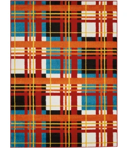 Nourison Home Oakdale Orange OKD01 7ft.10in. x 10ft. Rect. Rug