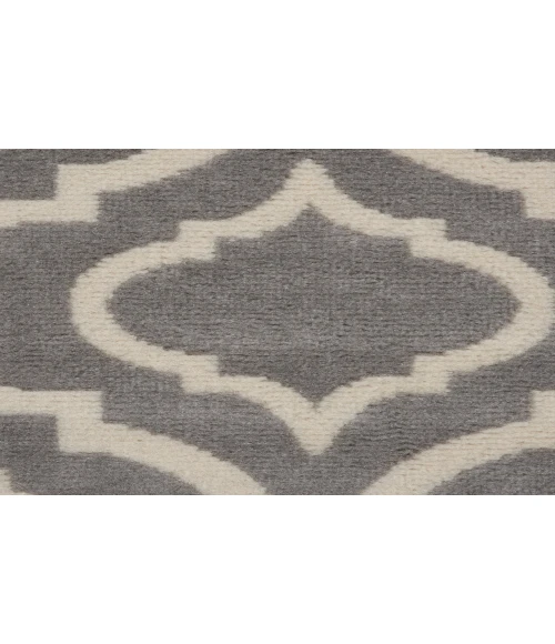 Nourison Jubilant Grey JUB19 2 ft. X 6 ft. Rectangle Rug