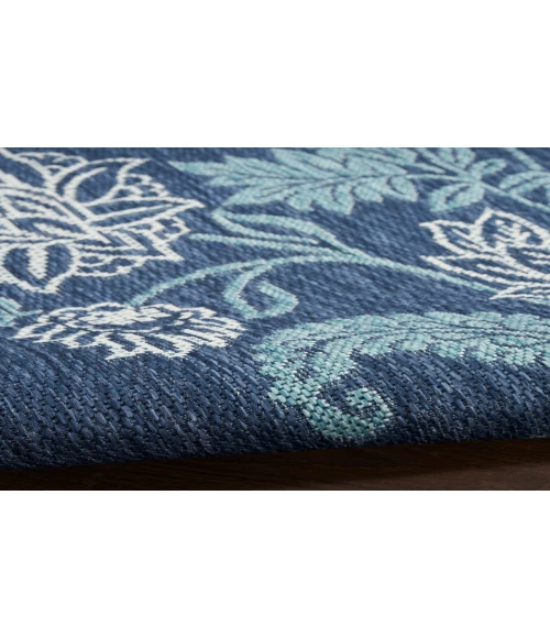 Nourison Garden Oasis Navy GOA03 8 ft. X 10 ft. Rectangle Rug